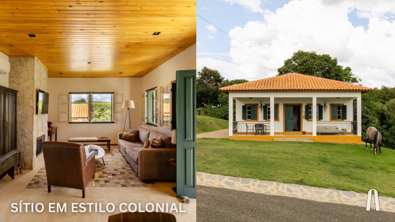 TOUR NA OBRA | Sítio e Casa em Estilo Colonial