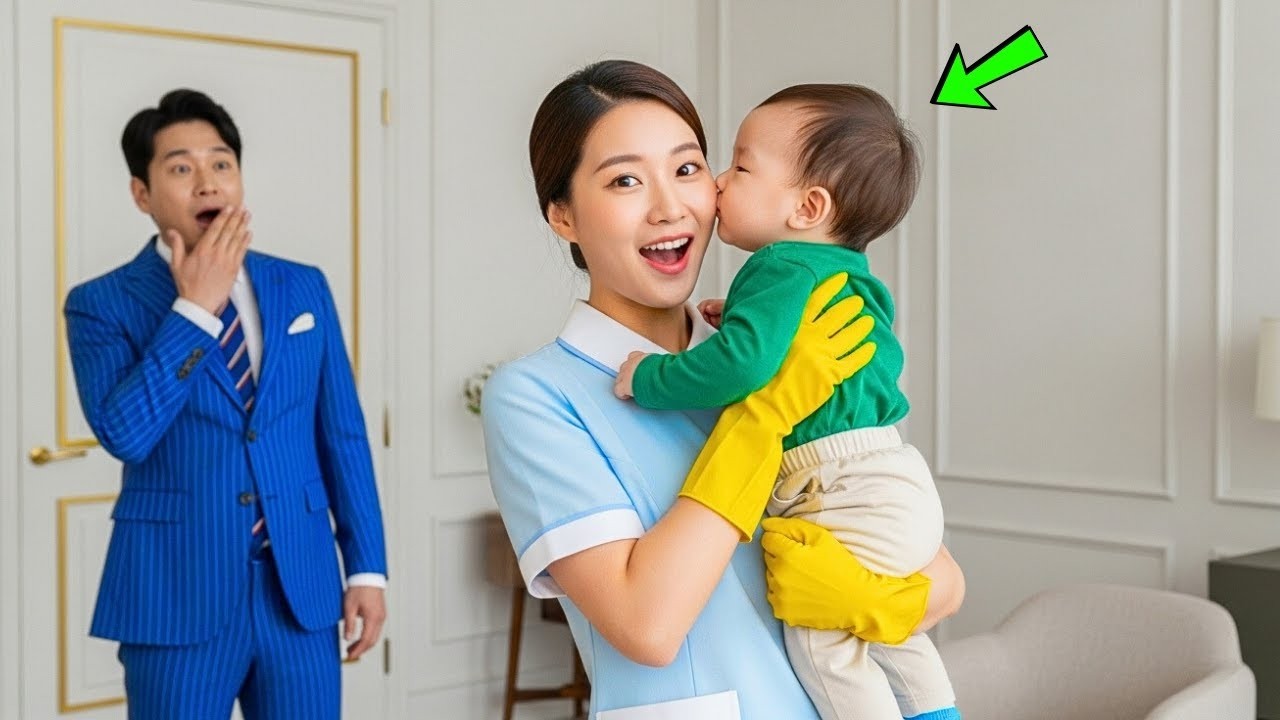 재벌의 아기는 모든 보모에게 침을 뱉었지만… 가난한 청소부에게는 입을 맞췄다