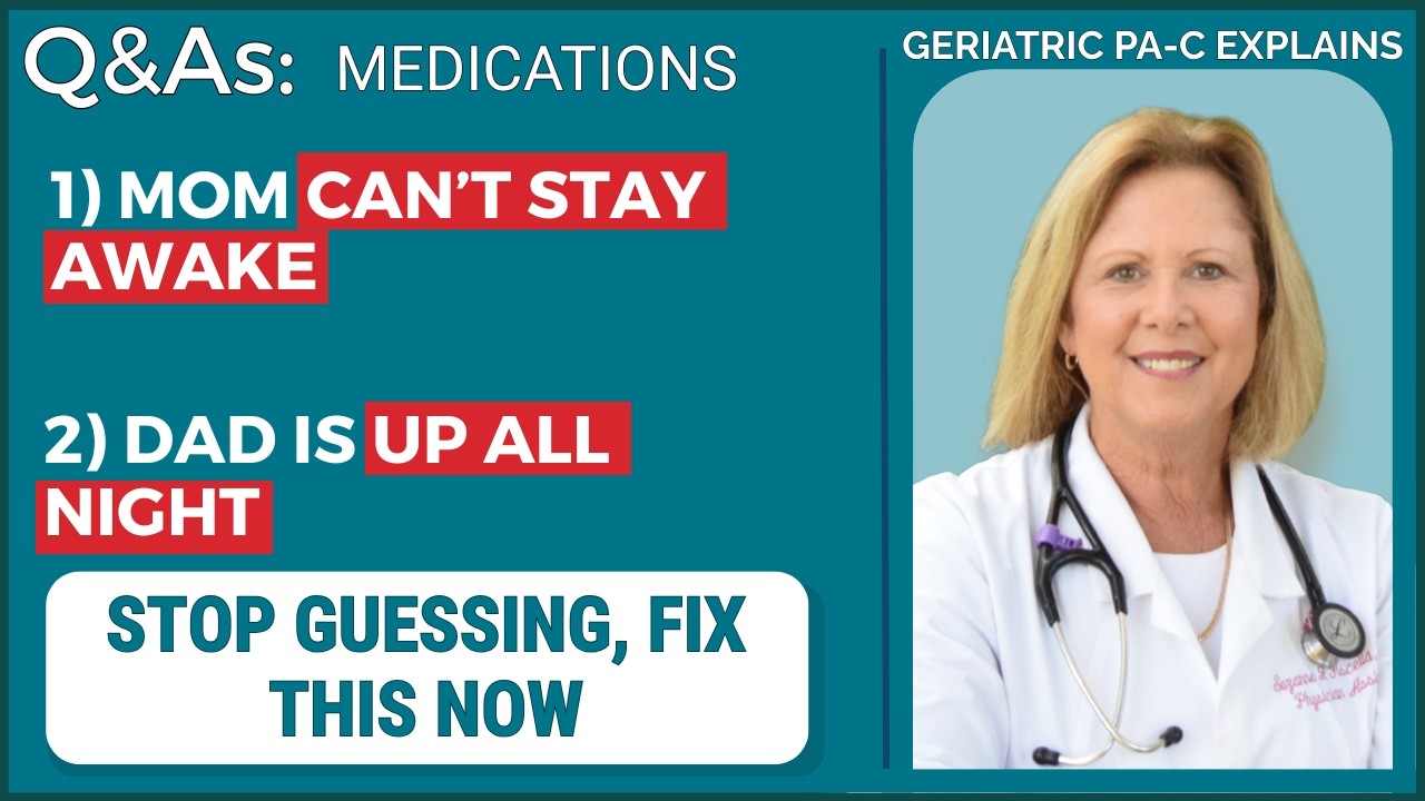 [Q&A] Help—My Parent Is Too Groggy to Function After Taking Meds