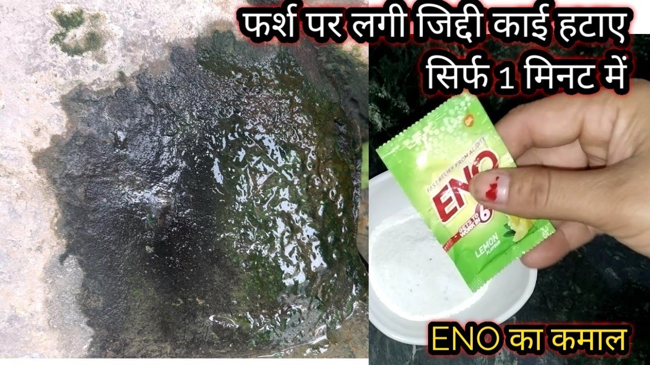 फर्श पर लगी जिद्दी काई हटाए सिर्फ 1 मिनट में वह भी बिना किसी मेहनत बिना खर्चे के how to clean kai