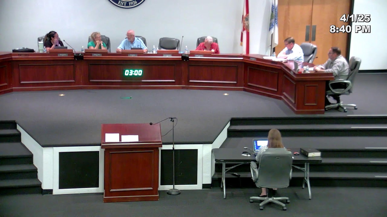Minneola City Council: April 1, 2025