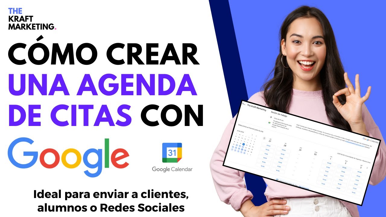 Cómo Crear y Compartir una Agenda de Citas Gratis en Google Calendar. Tutorial para emprendedores