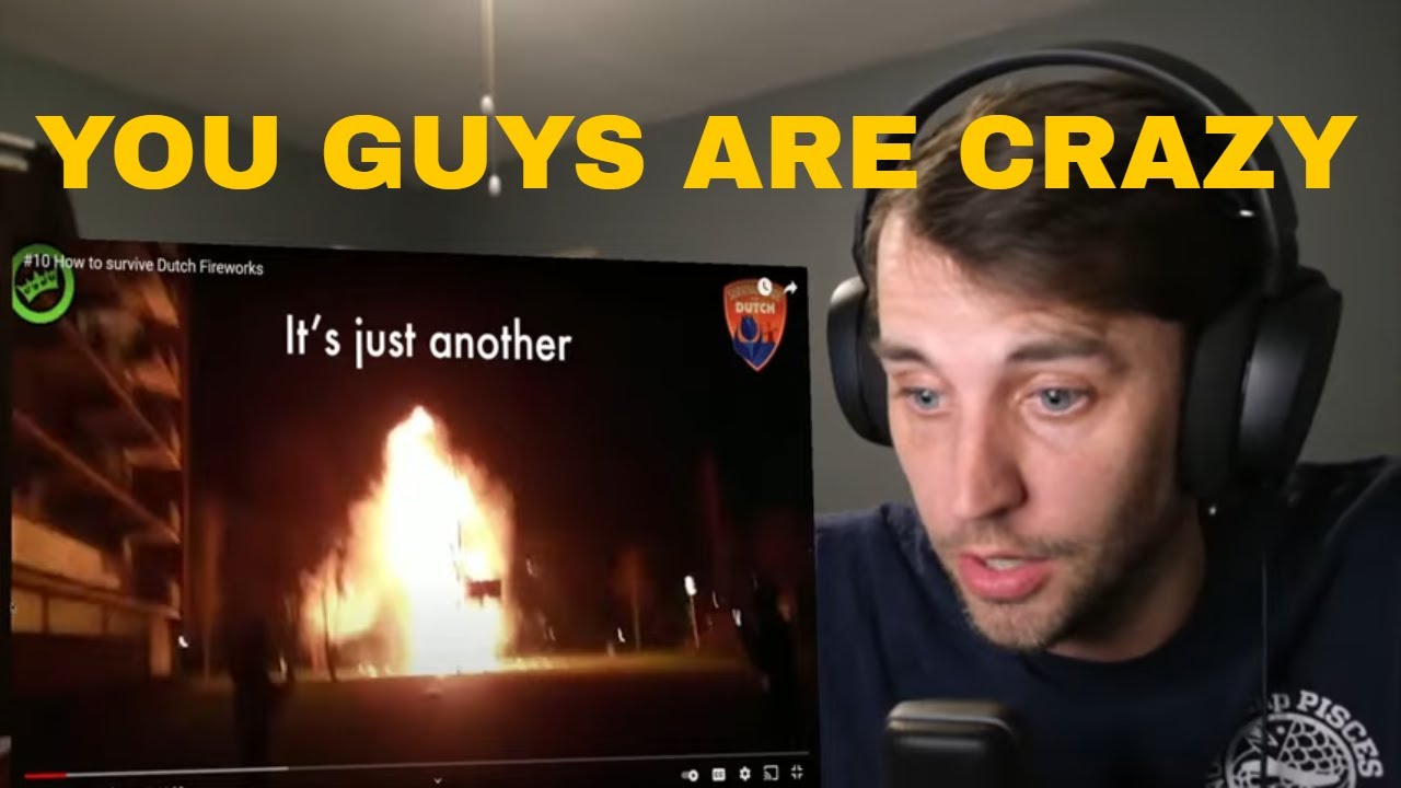 American Reacts to 'How to survive Dutch Fireworks' (WHAT THE)