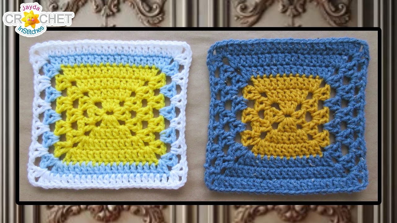 Doubles & Vees Granny Square - Granny's Magical Cupboard 2024 Calendar Blanket - February