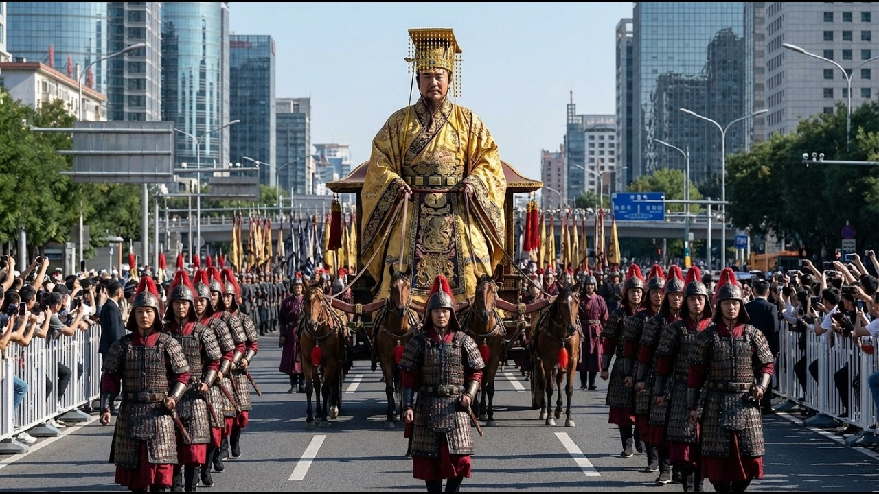 Epic Reenactment: 5,000 Years of Chinese Warriors Marching Through Modern Beijing