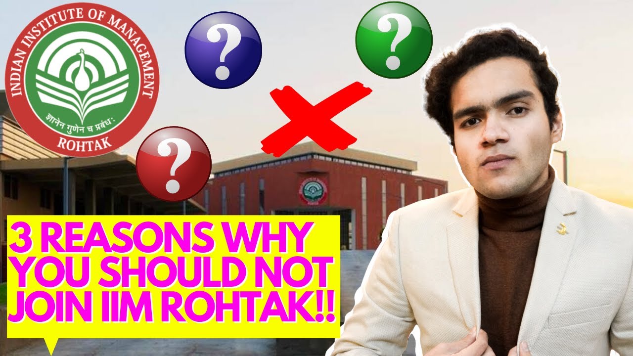 3 Reasons why you should not join IIM Rohtak | DEGREE SCAM | IPMAT | IIM Rohtak | Harshit Chauhan