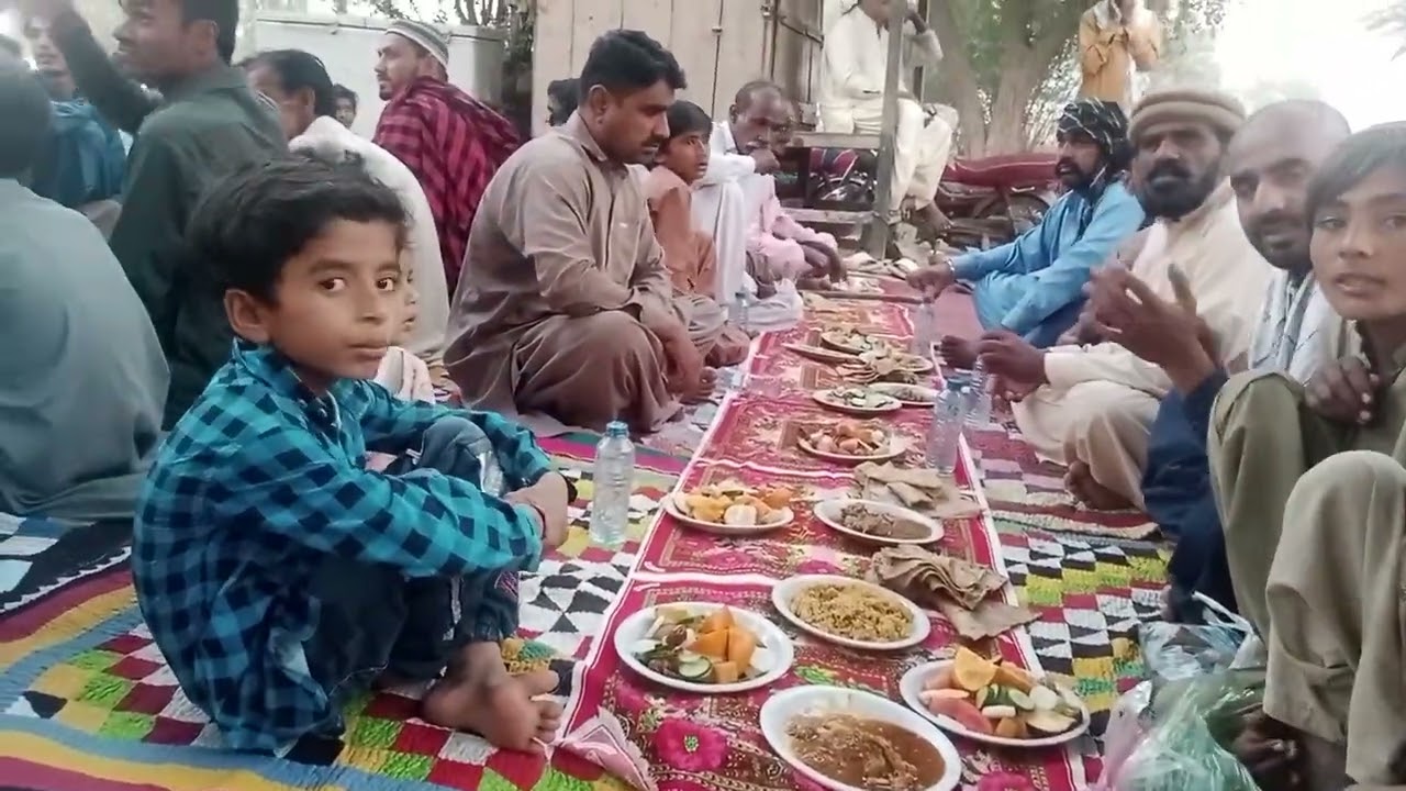 200 Logo Ko Ramzan Iftari Dawat Daulatpur  | Vlog | #villagelife #ramzan #iftar #party 