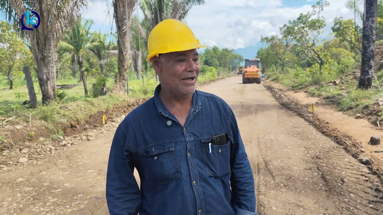 “Del polvo al progreso: así avanza el pavimento de más de  4 kilómetros de vía a Caño Adentro