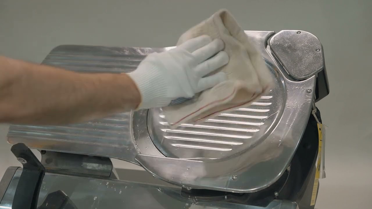 Limpieza de una Cortadora de Fiambres CF330 SYSTEL
