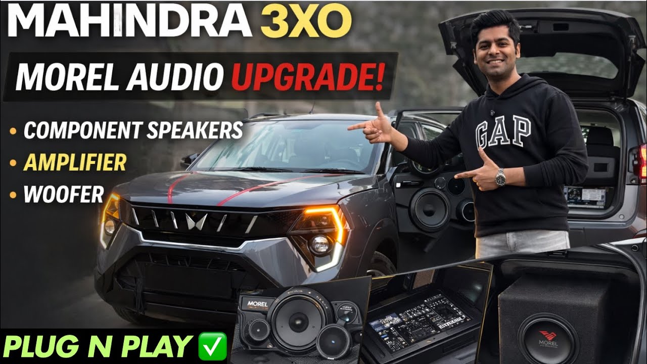 XUV 3XO upgraded with MOREL Audio SETUP UNDER 90k 🔊 Professional INSTALLATIONS Only ✅| CAR MAN INDIA