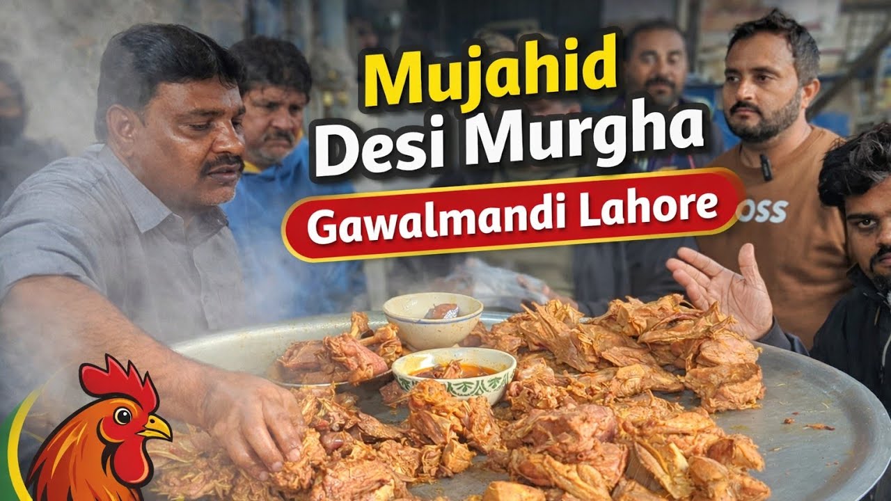 “Gawalmandi ka Jadoo: Mujahid Desi Murgha – Lazeez Had Say Zyada”