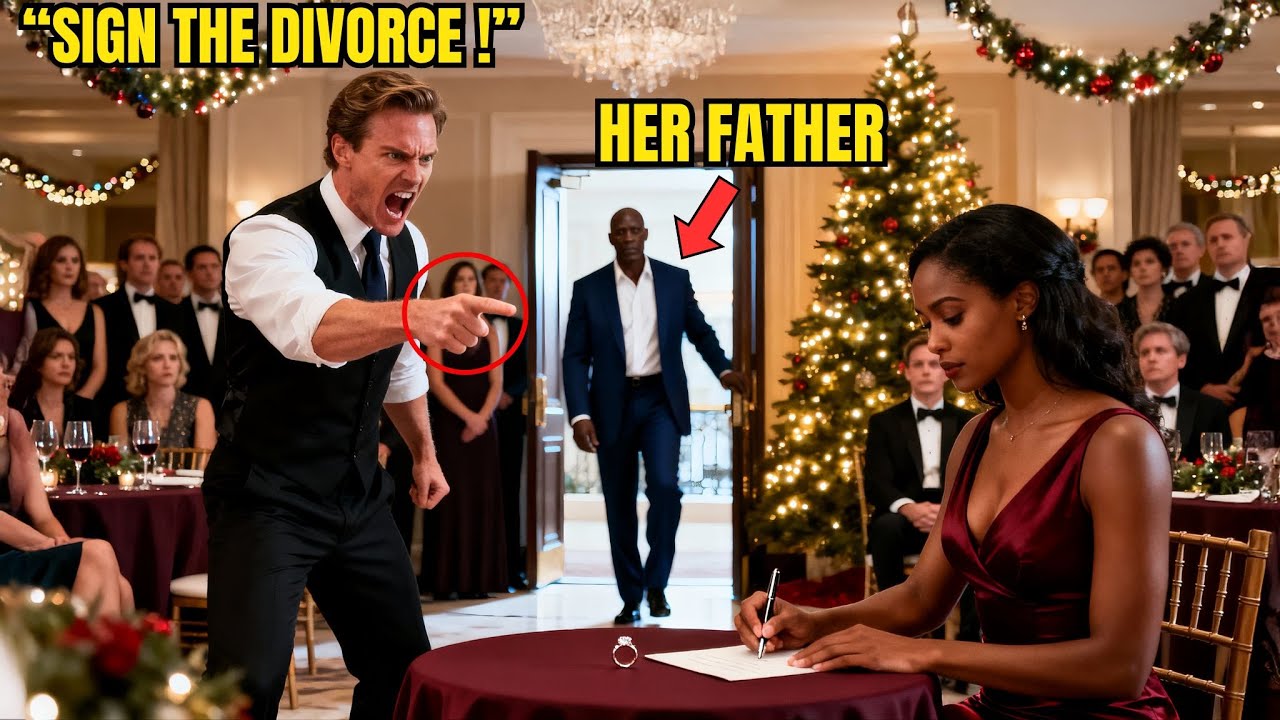 Man Forced Black Wife Sign Divorce at Christmas Party — Didn't Know Her Father Controlled His Career