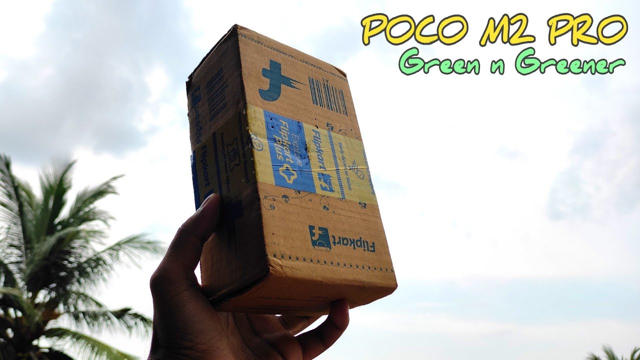 Poco M2 Pro Green n Greener 6GB 64GB Flipkart First Sale Retail unit unboxing and setup
