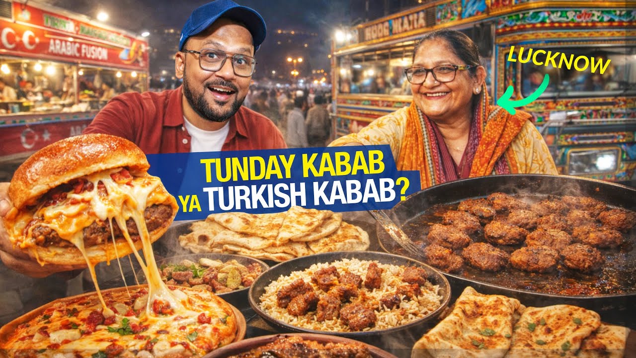  Lucknow ki Aapa aur Turkish Chef | Karachi Street Food Next Level