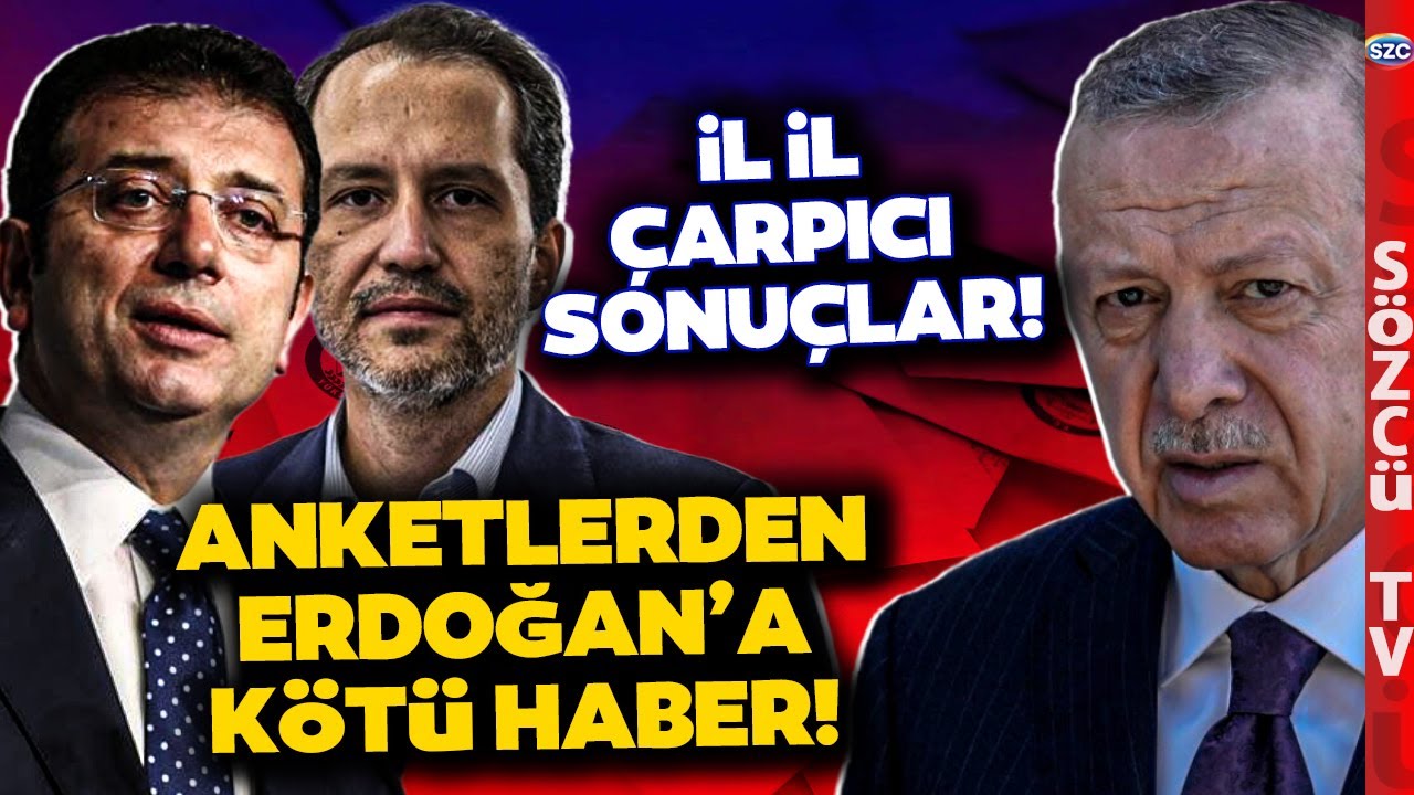İstanbul, Ankara, İzmir Seçim Anketleri! Fatih Erbakan Damga Vurdu! İmamoğlu Yavaş'ın Oy Oranı