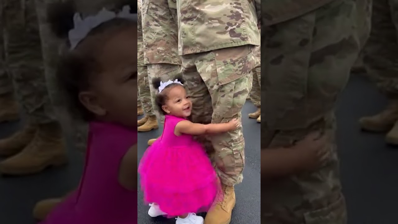 She Hugged the Wrong Soldier&hellip; 😭❤️ #army #military #airforce #talk #usarmy #baby