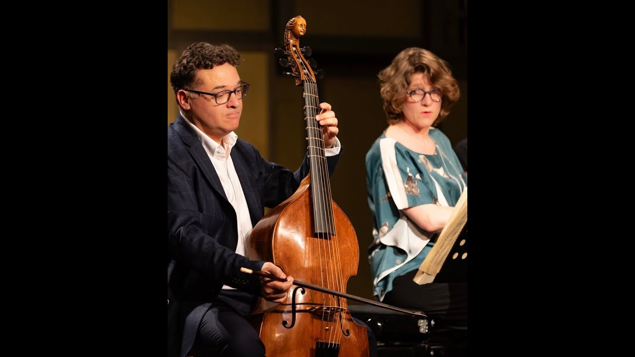 Juan M. Quintana, Céline Frisch -  Bach Sonata in g minor BWV 1029 for Viol and Harpsichord LIVE REC