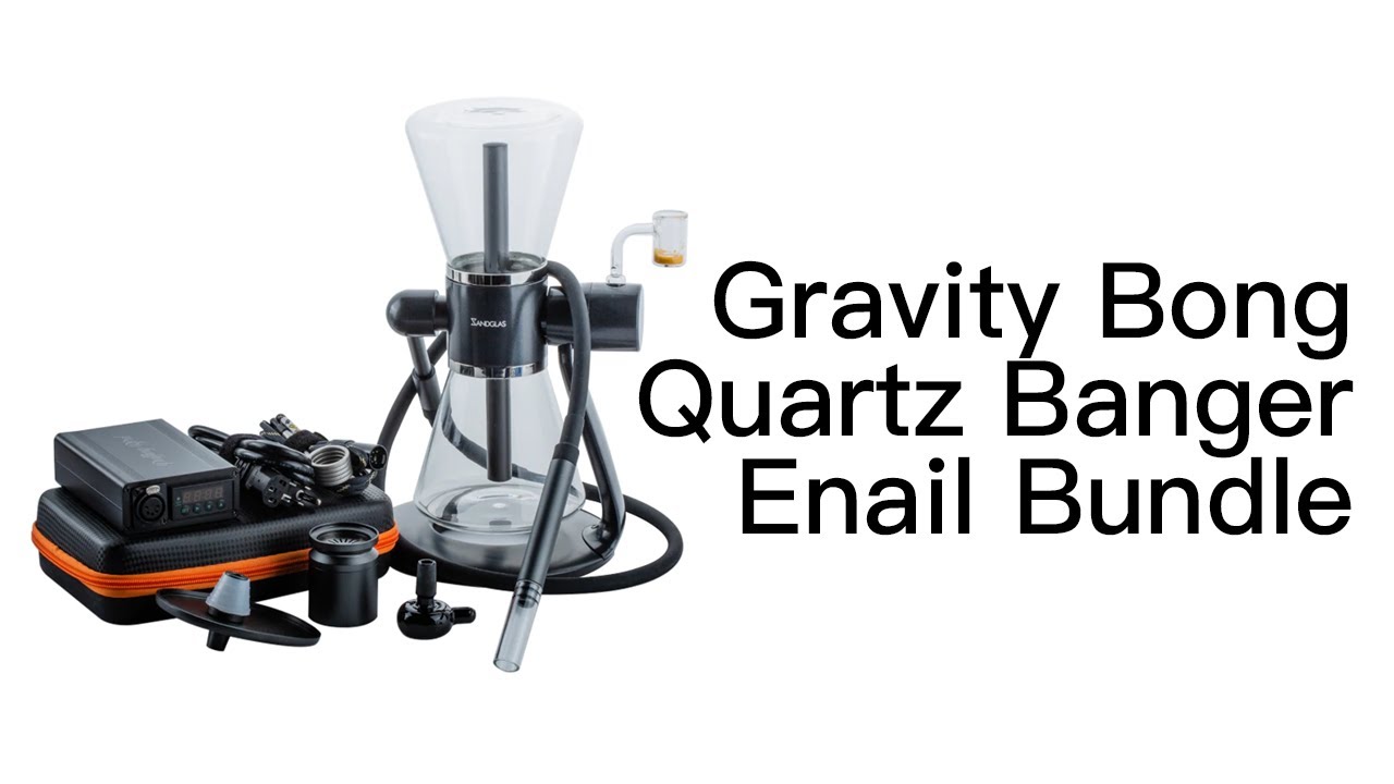 SANDGLAS Gravity Bong Thermochromic Quartz Banger Enail Bundle | PuffingBird.com