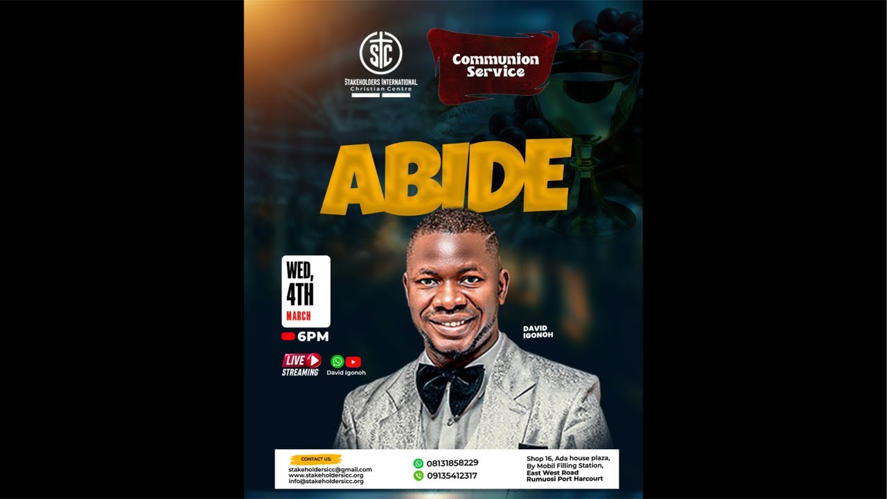 ABIDE: CULTIVATING HIS PRESENCE