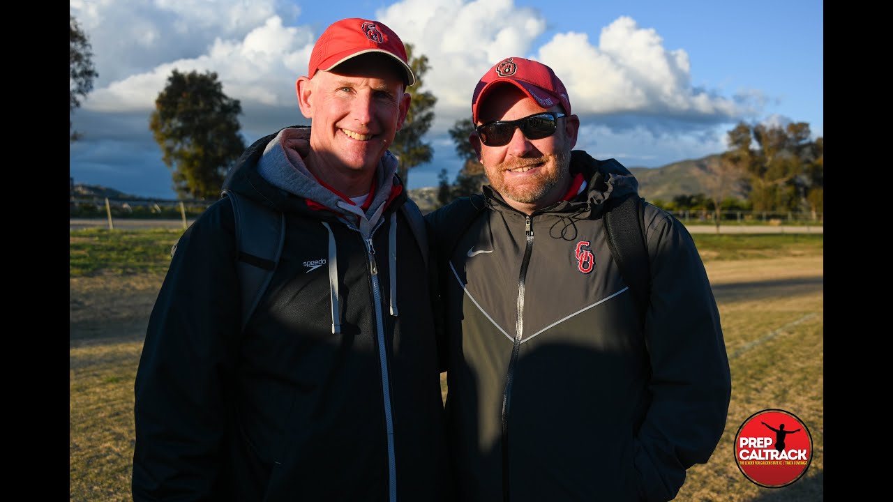 Great Oak's Doug Soles & Dan Noble in final coaching appearance at the school.