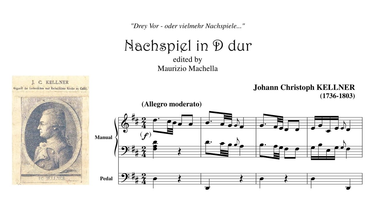 Kellner - Nachspiel in D-dur - Huis-Freytag-Lohman organ, Noordwolde, Hauptwerk