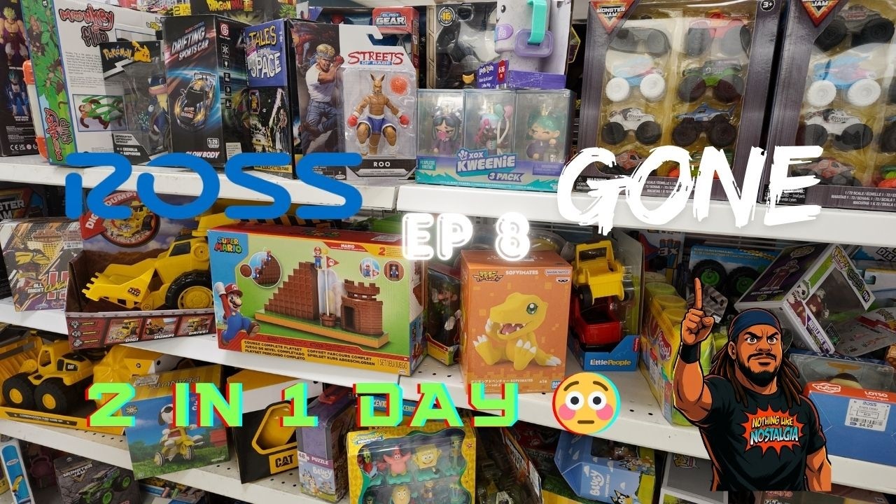 ROSS GONE NEW FINDS OR SAME OLD STOCK?  DBZ, SUPER MARIO & MORE!!