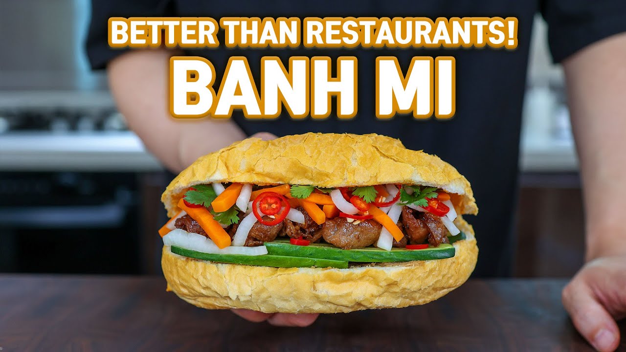 PERFECT & EASY BANH MI, The Ultimate Vietnamese Sandwich Recipe! l Better Than Restaurants