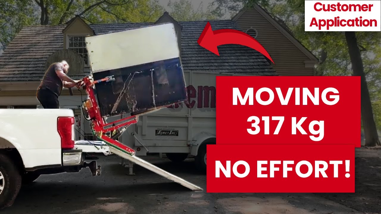 Transporting 317 Kg with Domino Lift Stabilized 400 Kg