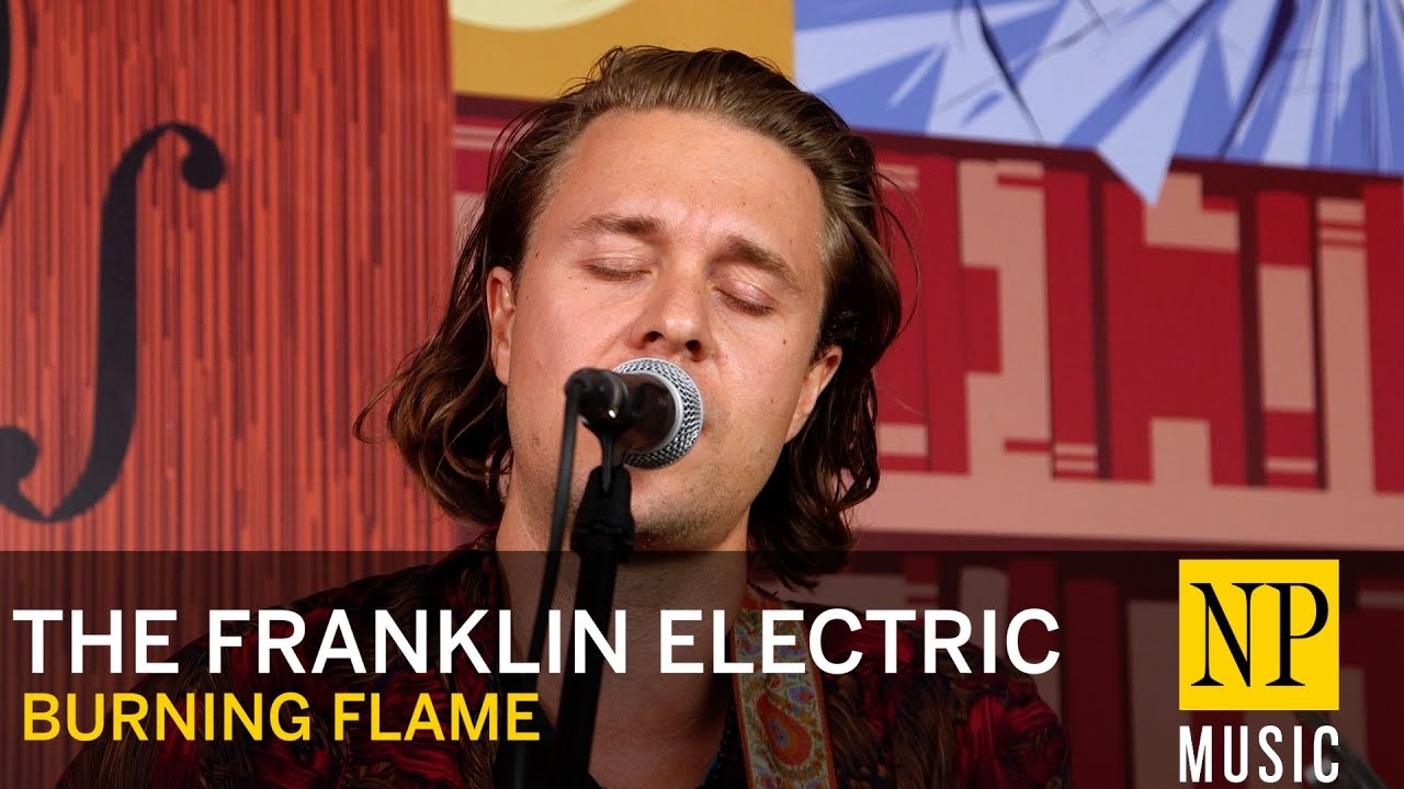 The Franklin Electric 'Burning Flame' in NP Music studio.