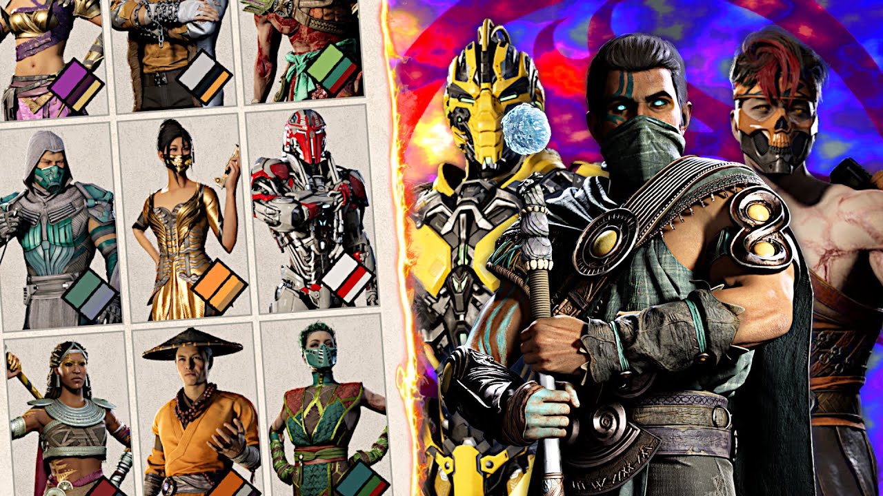 MK1 - Todas las skins de las Torres del Tiempo (Carrera Contra el Tiempo II)