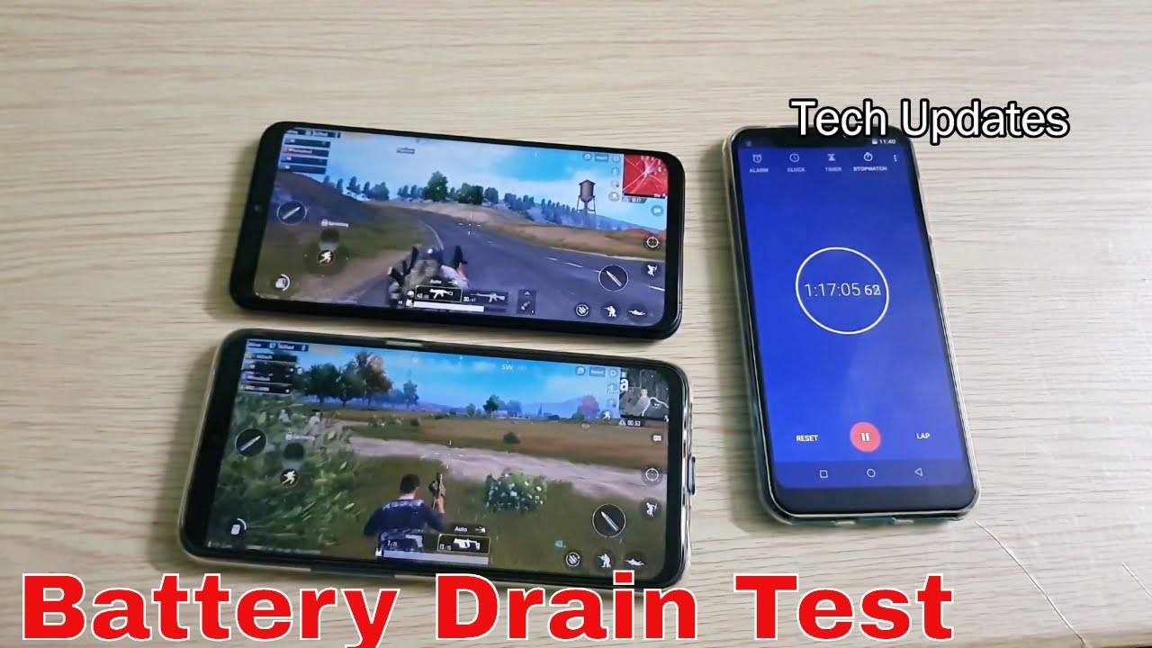 Samsung Galaxy M20 vs Realme U1 Battery Drain Test