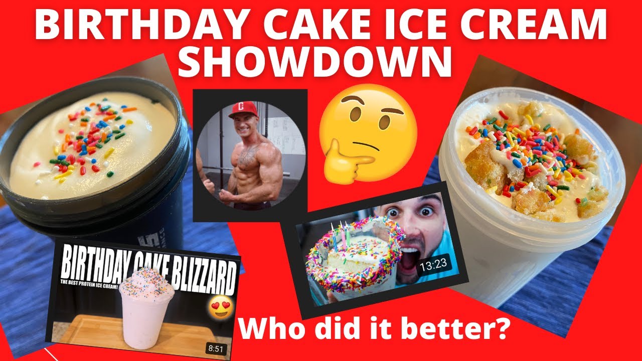 Remington James vs. E4CM | Birthday Cake Anabolic Ice Cream Showdown Review | Who made it better?
