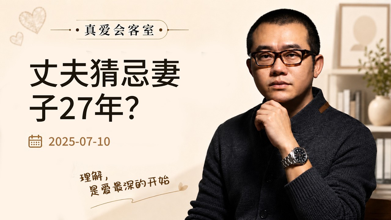 丈夫怀疑妻子不‘完整’，27年心结难解？涂磊：放下猜忌，夫妻还能白头到老吗？ | 真爱会客室