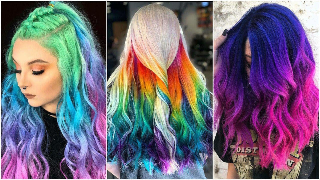 OS MAIS INCRÍVEIS CABELOS COLORIDOS 💜 TRANSFORMAÇÕES