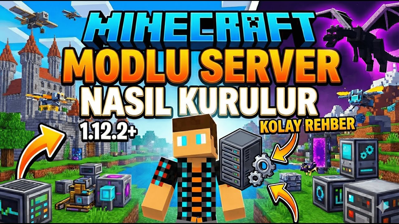 MODLU SERVER KURMA – Minecraft Modlu Server Nasıl Kurulur? [2026] [HD] [SESLİ]