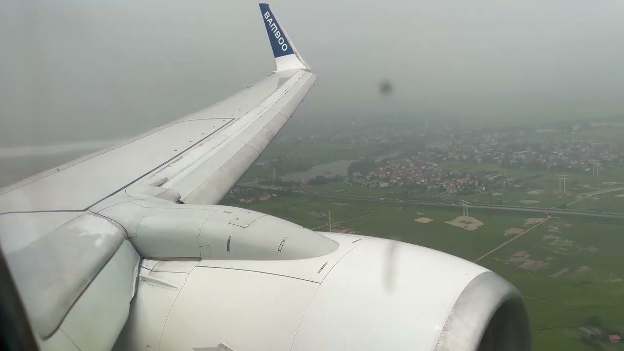 Bamboo Airways | B737-9GP(ER) (Winglets) | Ho Chi Minh-Ha Noi (SGN-HAN) | Landing at HAN