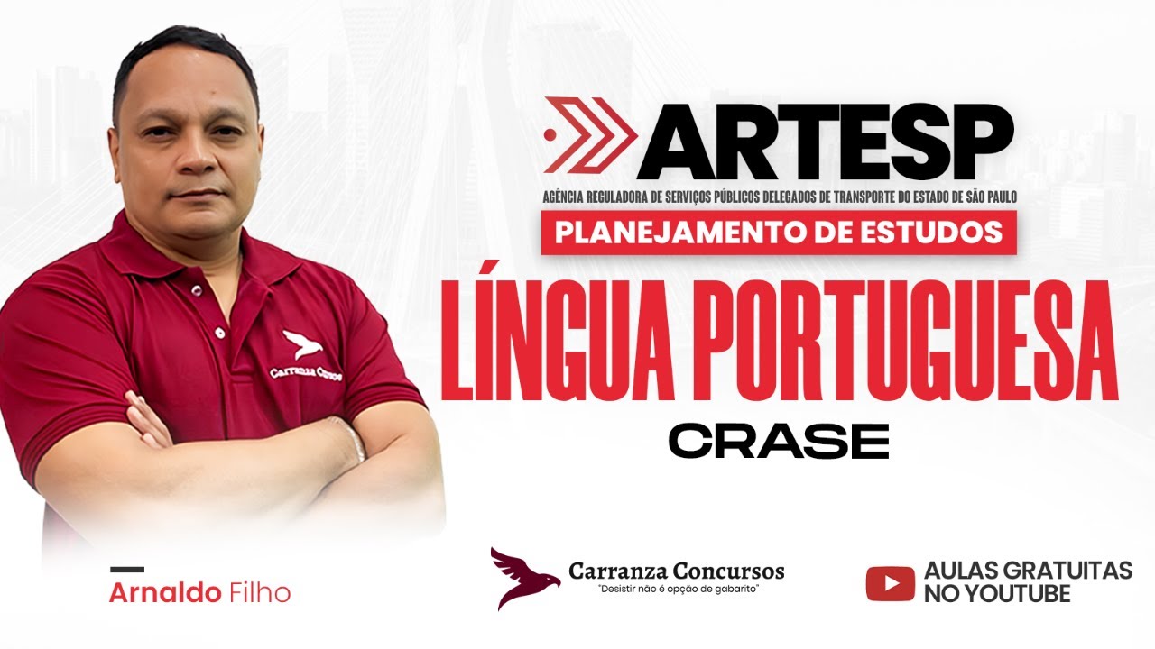 Concurso ARTESP | Língua Portuguesa – Crase para Concursos Públicos