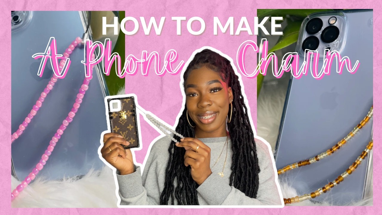 Waist Beauty | How To Make A DIY Beaded Phone Strap | Phone Charm