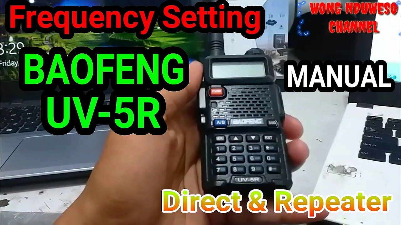 Setting Frekuensi HT Baofeng UV-5R