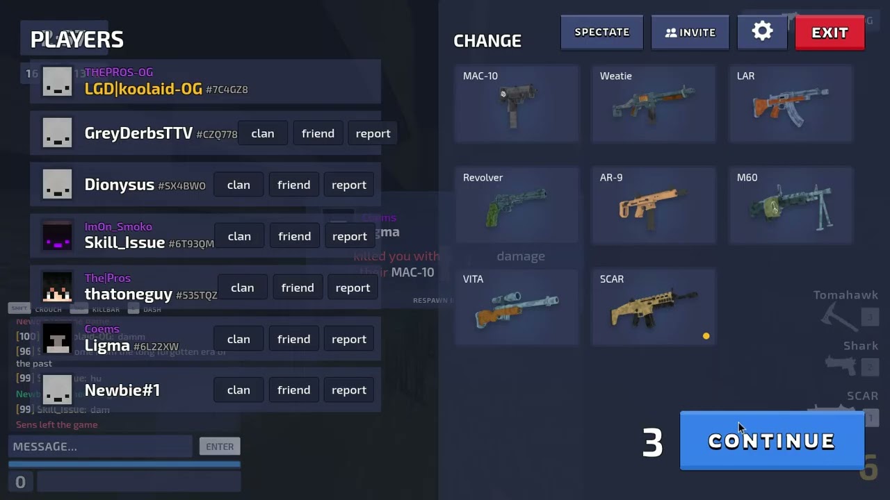 laggy kirka.io game play #kirka #kirkaio