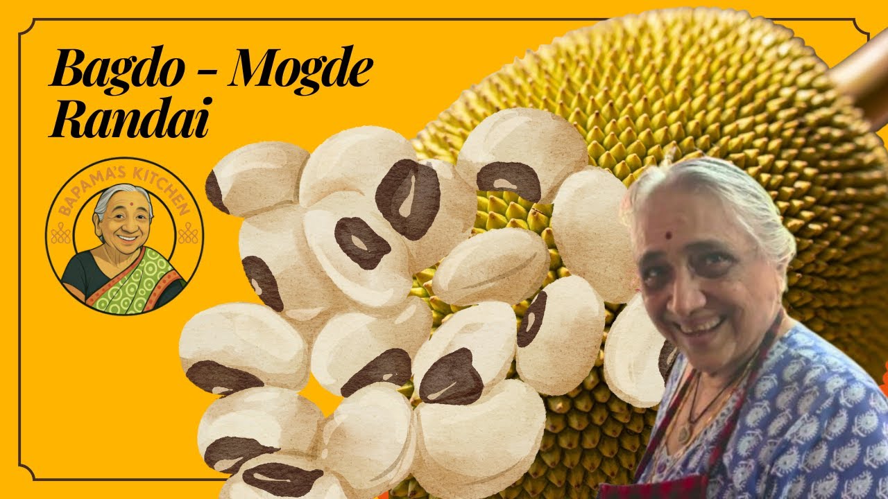 Bagde & Mogde Randaii | Black Eyed Peas & Jackfruit Meat Curry - Traditional GSB Konkani Cuisine