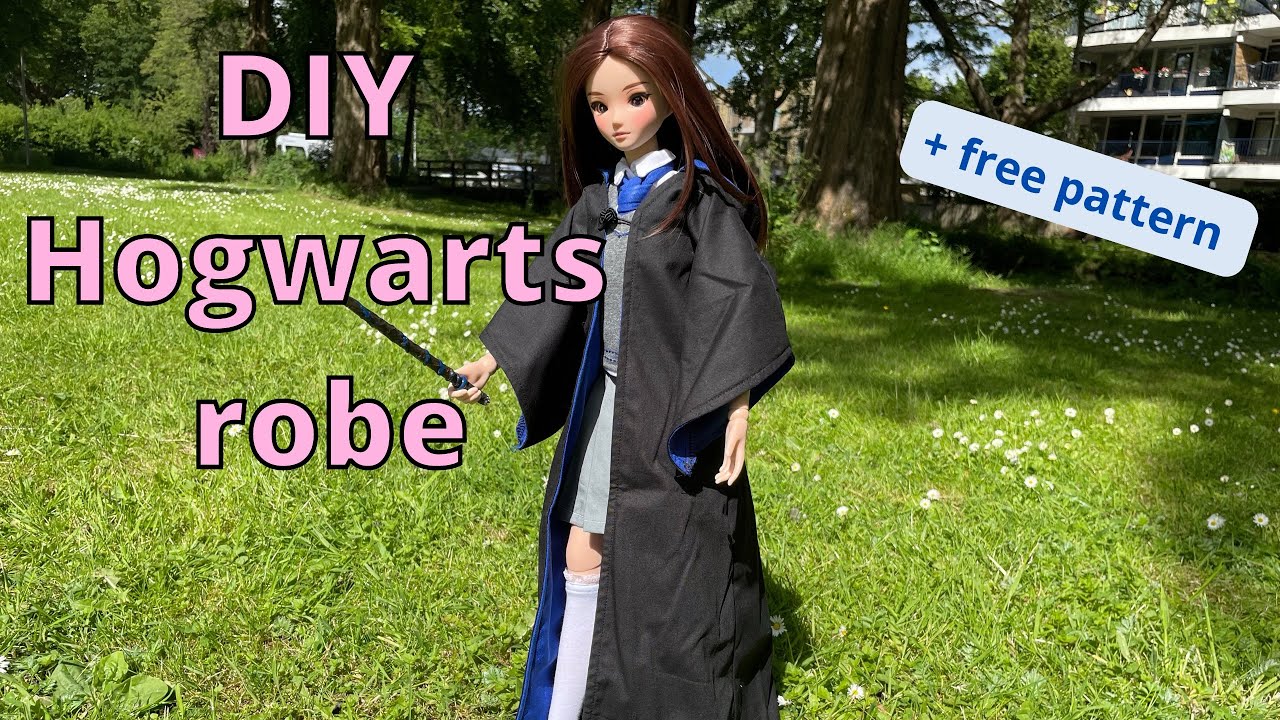 DIY Hogwarts Robe for Smart Doll *FREE PATTERN*