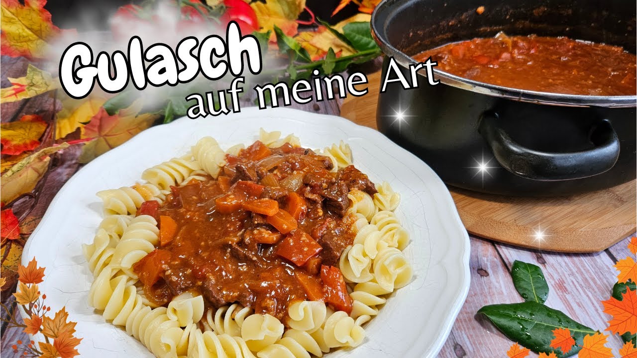 Gulasch - einfach, zart und bek&ouml;mmlich👌 ! 👵Aus Oma&acute;s Rezepte Sammlung 📖‼️