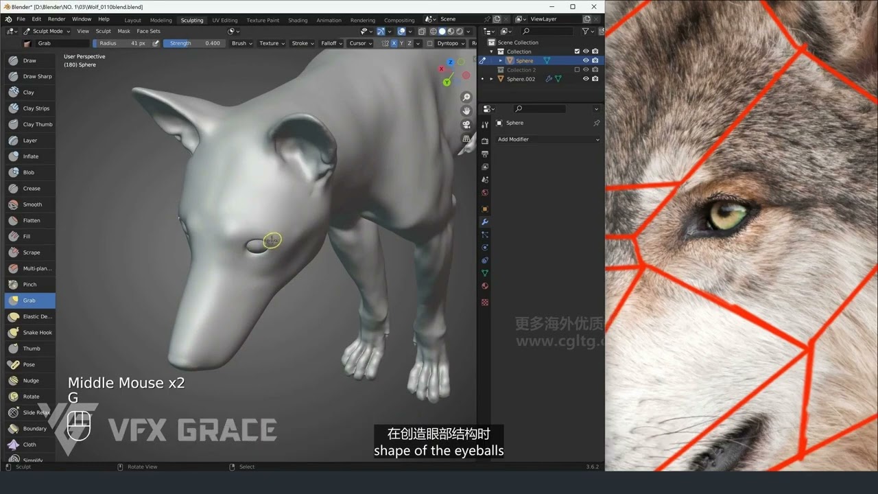 13 High Poly Head Model Refinement 01