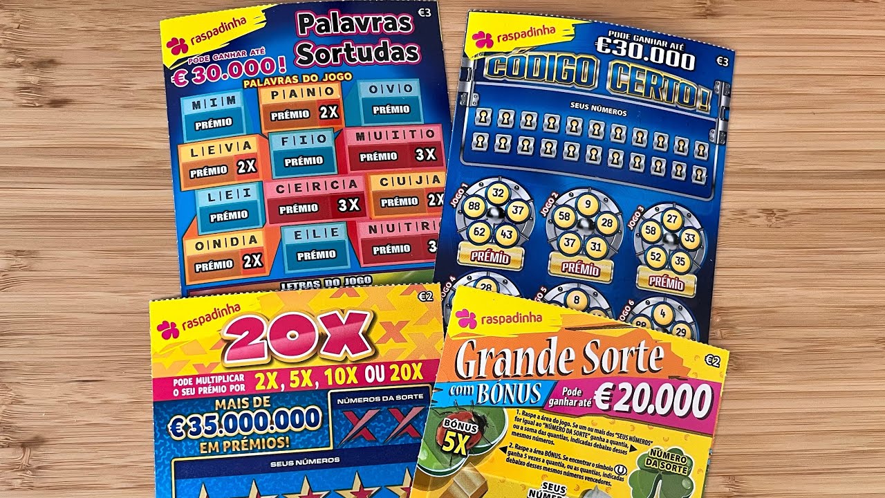 Mix de raspadinhas de 2 e 3€ 😊