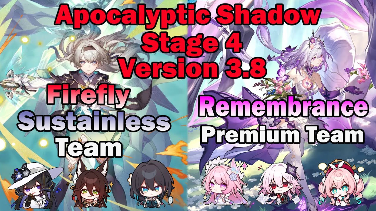 New Apocalyptic Shadow 3.8 | E0S0 Firefly (3686) X E0S1 Castorice (3641) | Honkai Star Rail