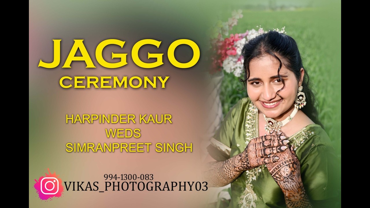Live jaggo Harpinder & Simranpreet shoot by Vikas studio mehraj cont no 92172_32500