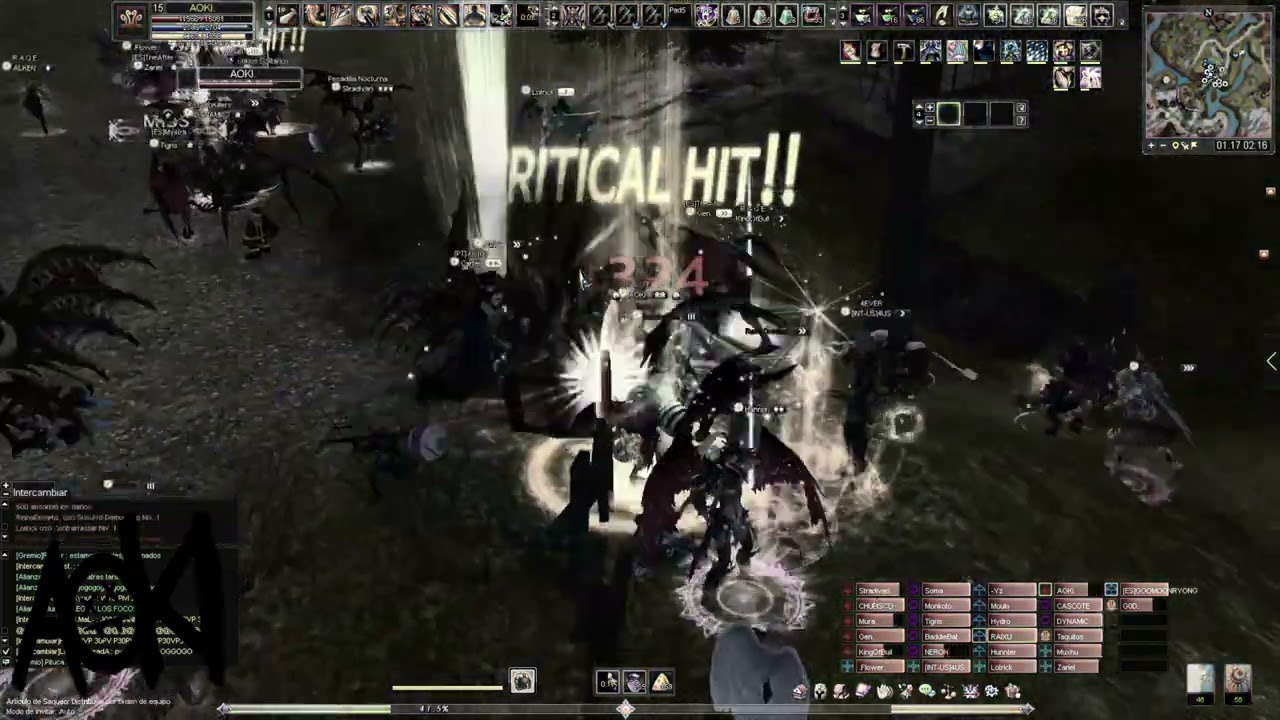Shaiya Oficial PVP 15 Masivo kill +4  2 Raid vs 2 Raid (2 horas de PVP)