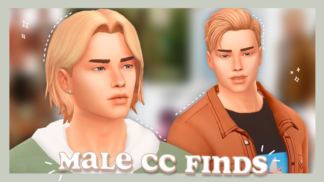MALE CC FINDS 👔 | Los Sims 4 Contenido Personalizado Haul | Maxis Match