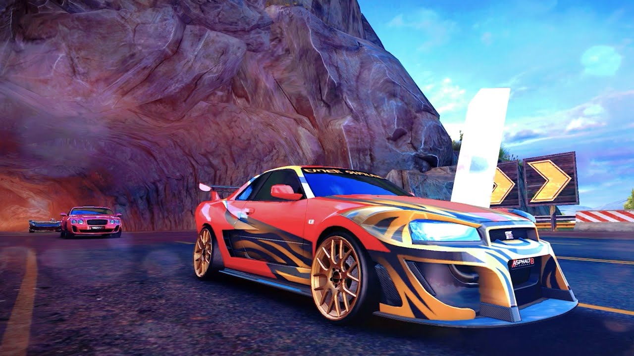 Asphalt 8, Nissan Skyline GT-R [R34] Special Edition RANK1682 Multiplayer Test